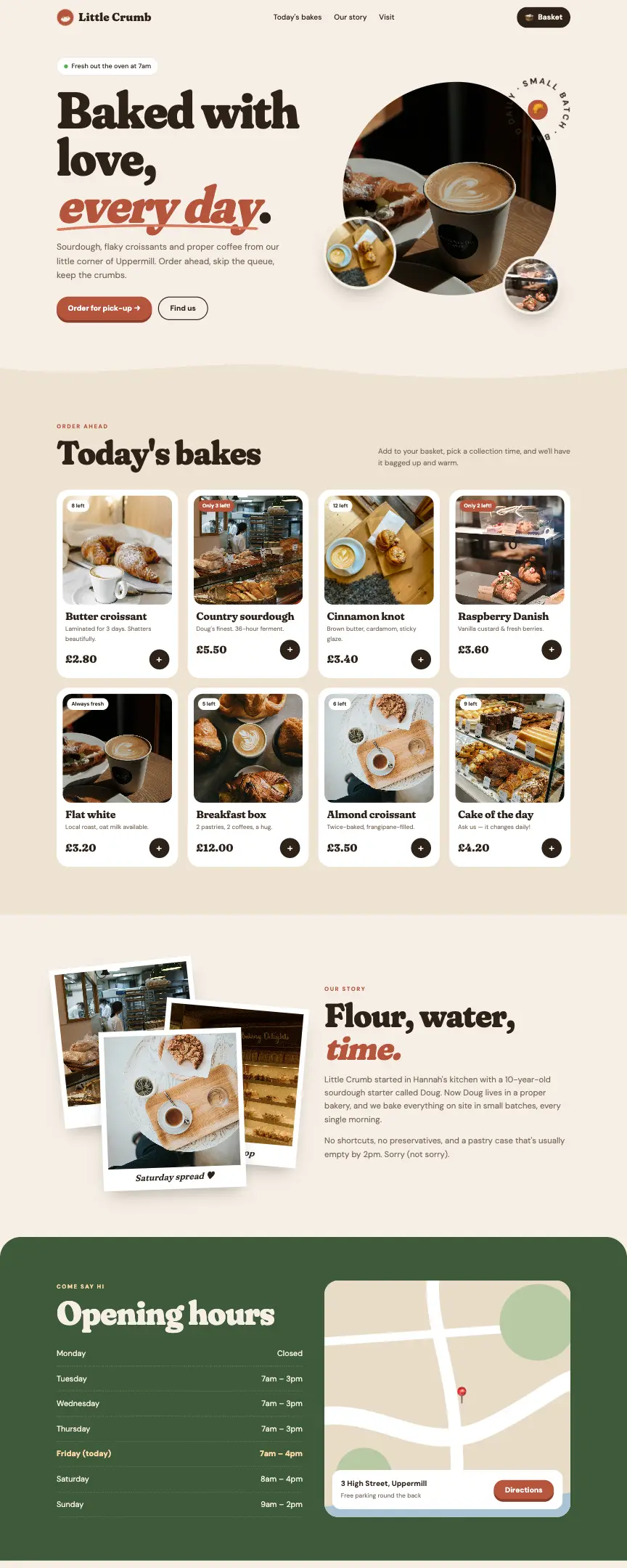 Little Crumb template preview